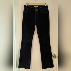 Levi's 715 W29 L34 Bootcut Jeans Dark Wash